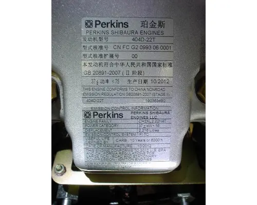 Perkins 404D-22T Engine Assembly