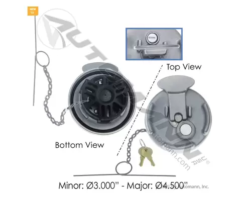 Fuel Cap PETERBILT  High Mountain Horsepower