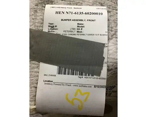 Bumper Assembly, Front PETERBILT 320 1987-2018 LKQ KC Truck Parts - Inland Empire