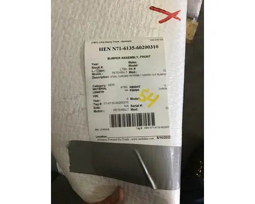 Bumper Assembly, Front PETERBILT 320 1987-2018 LKQ KC Truck Parts - Inland Empire