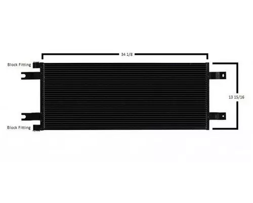 Air Conditioner Condenser PETERBILT 325 LKQ Plunks Truck Parts And Equipment - Jackson