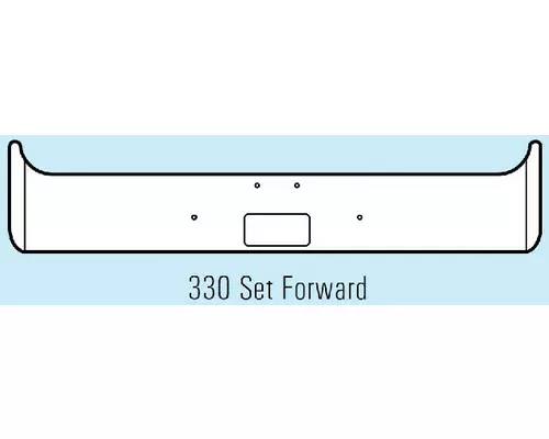 Peterbilt 330 Bumper Assembly, Front