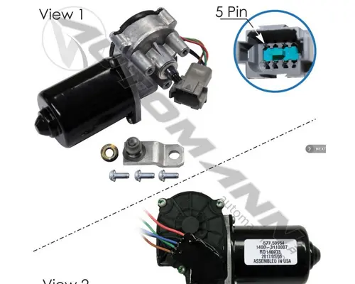 Wiper Motor, Windshield PETERBILT 330 Frontier Truck Parts