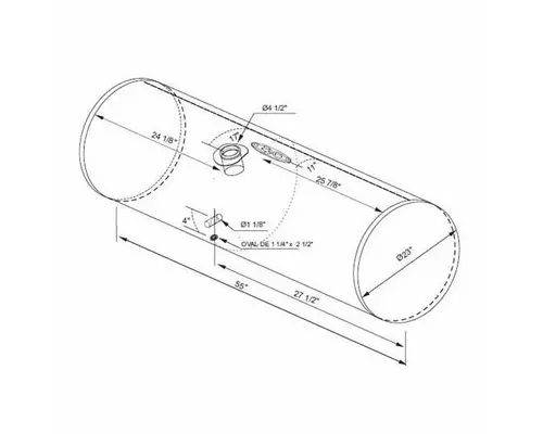 Fuel Tank PETERBILT 352 LKQ Western Truck Parts
