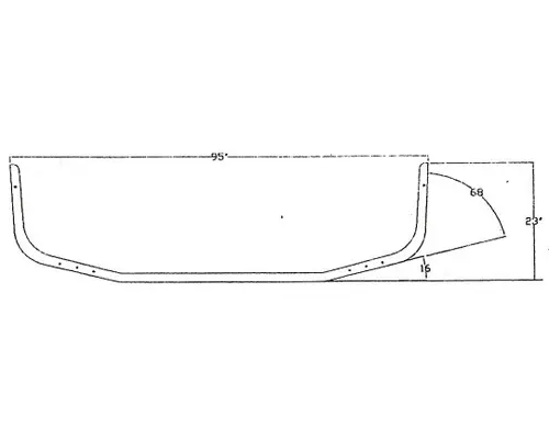 Peterbilt 367 Bumper Assembly, Front
