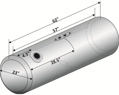 Fuel Tank PETERBILT 378 1985-2007 LKQ Plunks Truck Parts And Equipment - Jackson
