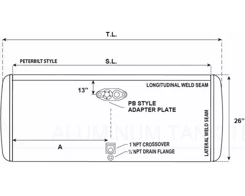 Fuel Tank PETERBILT 379 1985-2007 LKQ Western Truck Parts