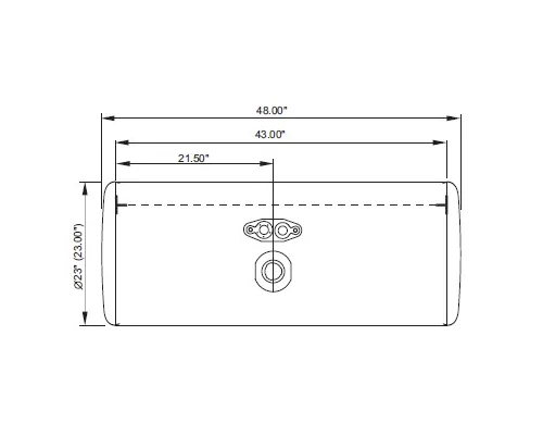 Fuel Tank PETERBILT 379 1985-2007 LKQ Plunks Truck Parts and Equipment - Jackson