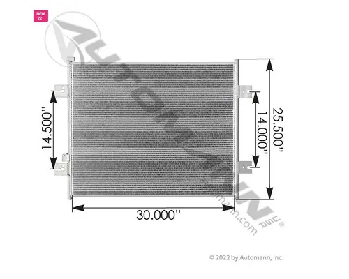 Air Conditioner Condenser PETERBILT 379 High Mountain Horsepower