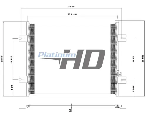 Air Conditioner Condenser PETERBILT 379 LKQ Wholesale Truck Parts