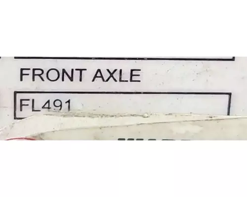 Peterbilt 379 Axle Assy, Fr (4WD)