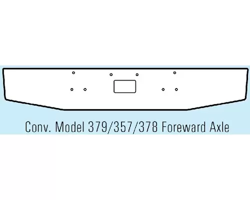 Peterbilt 379 Bumper Assembly, Front