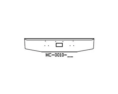 Peterbilt 379 Bumper Assembly, Front