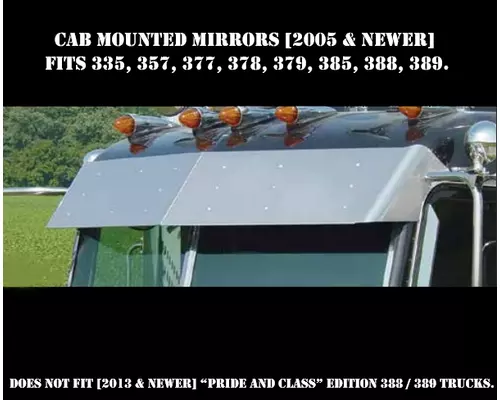 Sun Visor (External) PETERBILT 379 LKQ Western Truck Parts