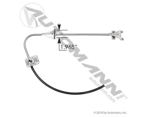 Peterbilt 379 Door Window Regulator, Front