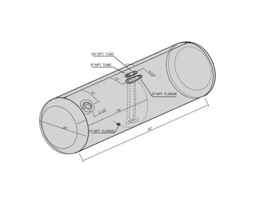 Fuel Tank Peterbilt 379 Holst Truck Parts