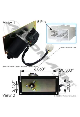 Peterbilt 379 Wiper Motor, Windshield