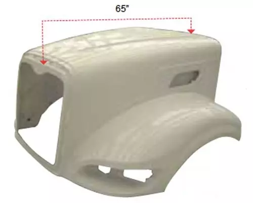 Hood PETERBILT 386 2006-2015 LKQ Heavy Truck - Tampa