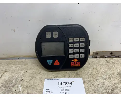 Temperature Control PETERBILT 386 West Side Truck Parts