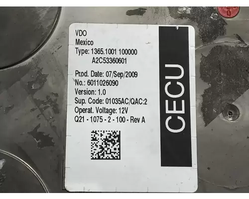 Peterbilt 387 Cab Control Module CECU