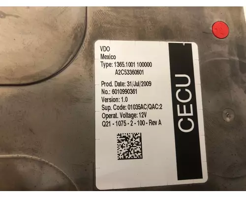 Peterbilt 387 Cab Control Module CECU