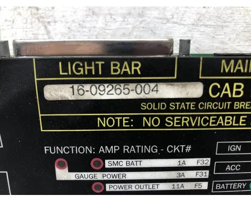 Peterbilt 387 Electrical Misc. Parts