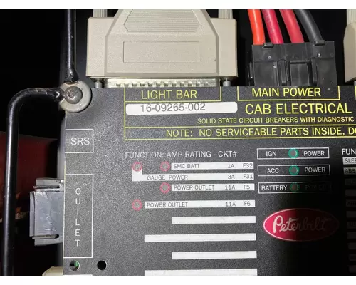 Peterbilt 387 Electrical Misc. Parts