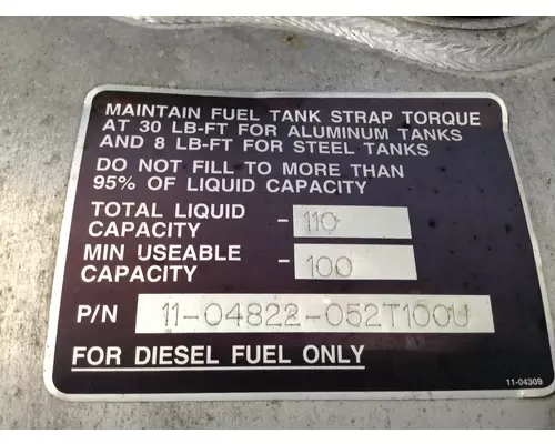 Peterbilt 387 Fuel Tank