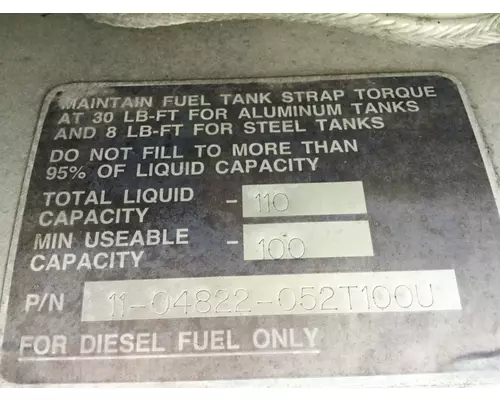 Peterbilt 387 Fuel Tank