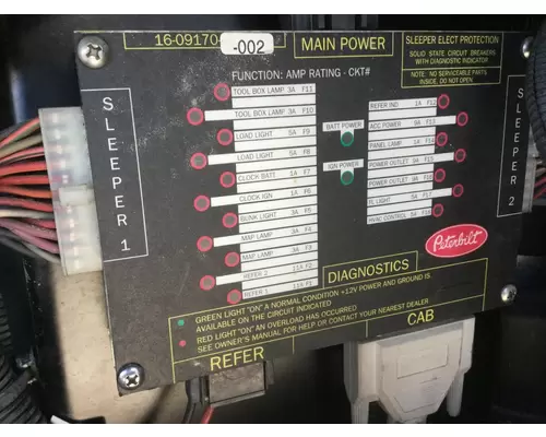 Peterbilt 387 Fuse Box