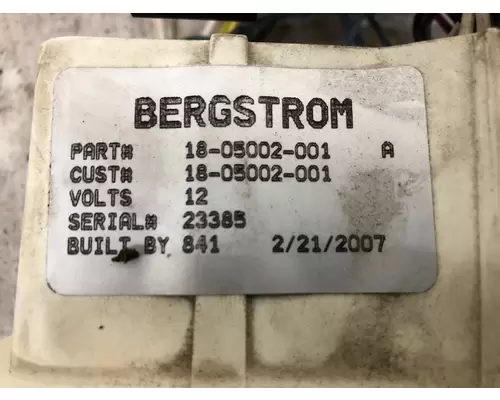 Peterbilt 387 Heater & AC Temperature Control