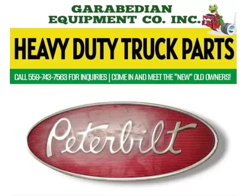 Miscellaneous Parts Peterbilt 387 Garabedian Equipment Company