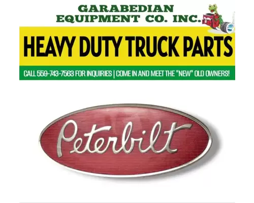 Miscellaneous Parts Peterbilt 387 Garabedian Equipment Company