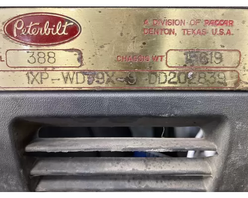 Peterbilt 388 Dash Assembly