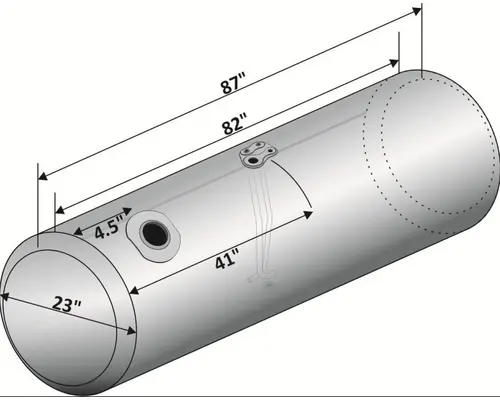 Fuel Tank PETERBILT 389 2006-2024 LKQ Geiger Truck Parts