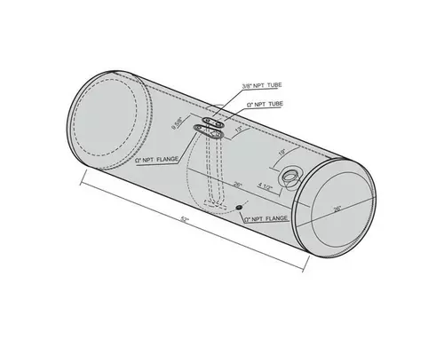 Fuel Tank PETERBILT 389 2006-2024 LKQ Geiger Truck Parts