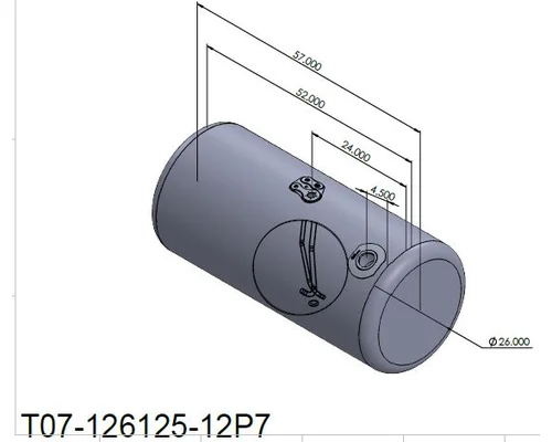 Fuel Tank PETERBILT 389 2006-2024 LKQ Heavy Duty Core