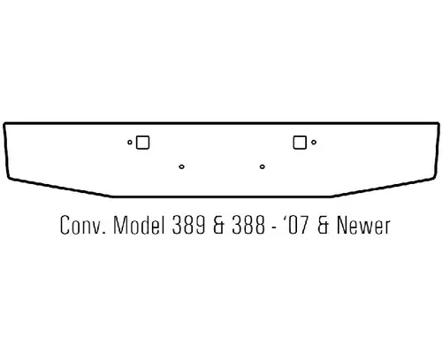 Peterbilt 389 Bumper Assembly, Front