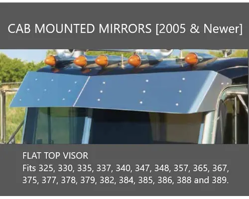 Sun Visor (External) PETERBILT 389 LKQ Western Truck Parts