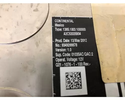 Peterbilt 389 Cab Control Module CECU