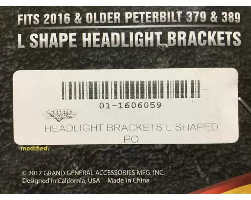 Peterbilt 389 Engine Brackets, Misc.