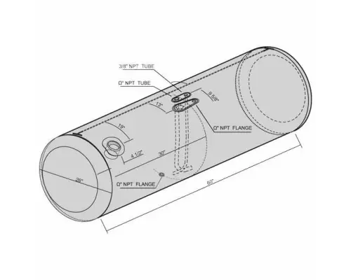 Peterbilt 389 Fuel Tank