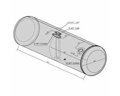 Peterbilt 389 Fuel Tank