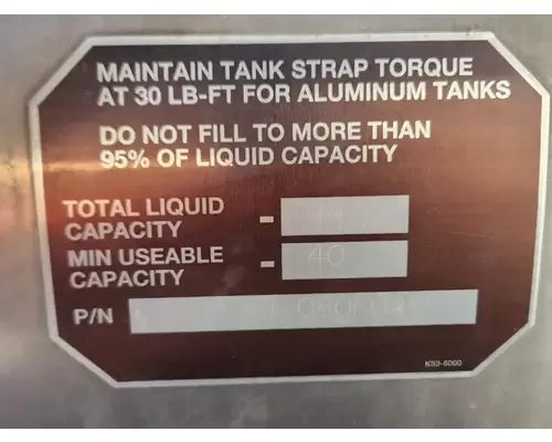 Peterbilt 389 Fuel Tank
