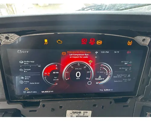 Instrument Cluster PETERBILT 389 Dutchers Inc   Heavy Truck Div  Ny