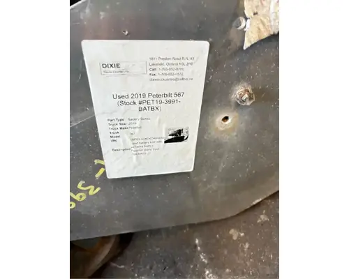 Peterbilt 567 Battery Box