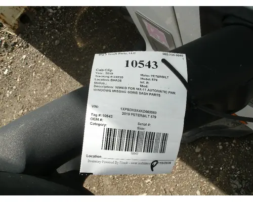 Cab PETERBILT 579 Big 3 Truck Parts, LLC