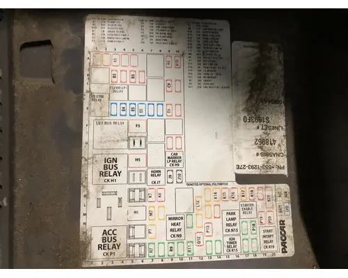 Peterbilt 579 Electrical Misc. Parts