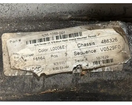 Peterbilt 579 Fender Extension