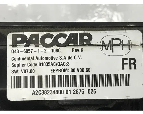 Peterbilt 579 Instrument Cluster